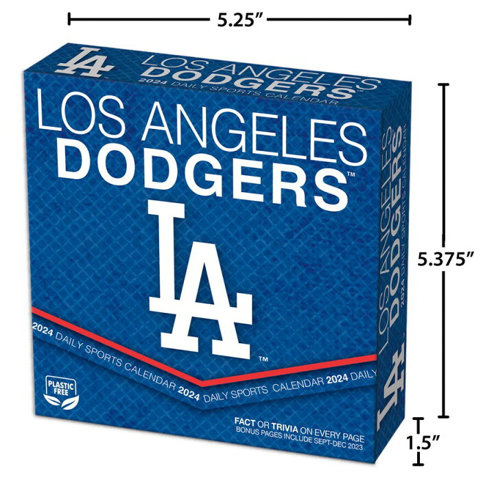 楽天市場】MLB ドジャース カレンダー 2024 ボックス Box Calendar 