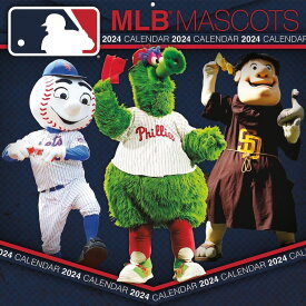 MLB カレンダー 2024 チームマスコット Mascots Wall Calendar Turner