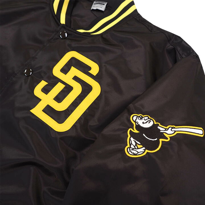 楽天市場】MLB パドレス ジャケット サテンジャケット アウター 