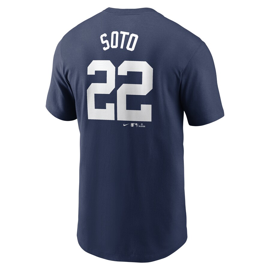 MLB フアン・ソト ヤンキース Tシャツ 2024 Fuse ネーム&ナンバー T-Shirt ナイキ/Nike ネイビー |  MLB.NBAグッズショップ　SELECTION