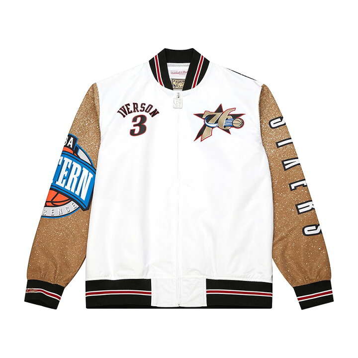 楽天市場】NBA アレン・アイバーソン 76ers ジャケット Player Burst 