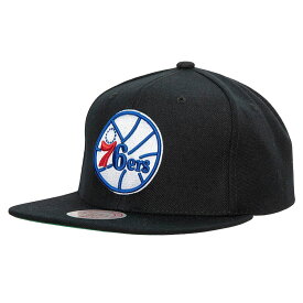 NBA 76ers キャップ Top Spot スナップバック HWC ハードウッドクラシック ミッチェル＆ネス/Mitchell & Ness ブラック