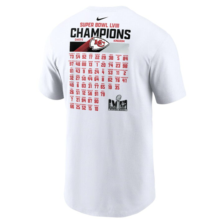 楽天市場】NFL チーフス Tシャツ 第58回 スーパーボウル 優勝記念 