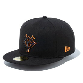 読売ジャイアンツ/巨人 グッズ キャップ YG 59FIFTY Fitted Hat ニューエラ/New Era ブラック オレンジ