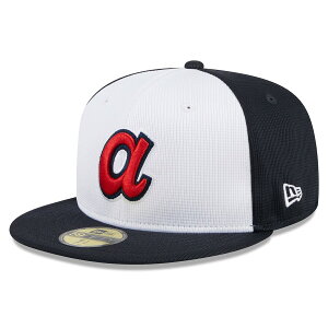 MLB �u���[�u�X �L���b�v 2024 �o�b�e�B���O�v���N�e�B�X 59FIFTY Batting Practice �j���[�G��/New Era �z���C�g�ynejp�z