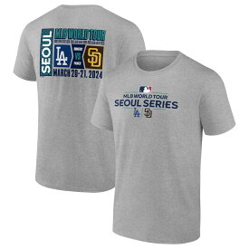 MLB ドジャース パドレス Tシャツ 2024 MLB World Tour ソウルシリーズ Matchup T-Shirt Fanatics Branded ヘザーグレー