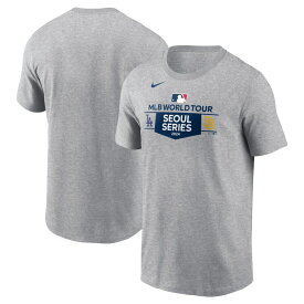 MLB Los Angeles Dodgers|San Diego Padres Tシャツ 2024 MLB World Tour: ソウルシリーズ Matchup T-Shirt ナイキ/Nike ヘザーグレー