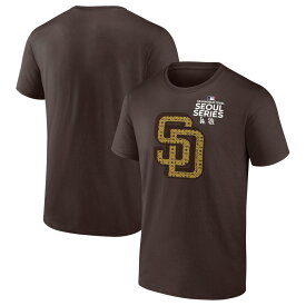 MLB パドレス Tシャツ 2024 MLB World Tour ソウルシリーズ T-Shirt Fanatics Branded ブラウン
