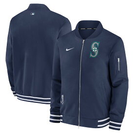 MLB マリナーズ ジャケット 2024 選手着用モデル オーセンティック Full-Zip Bomber Jacket ナイキ/Nike ネイビー