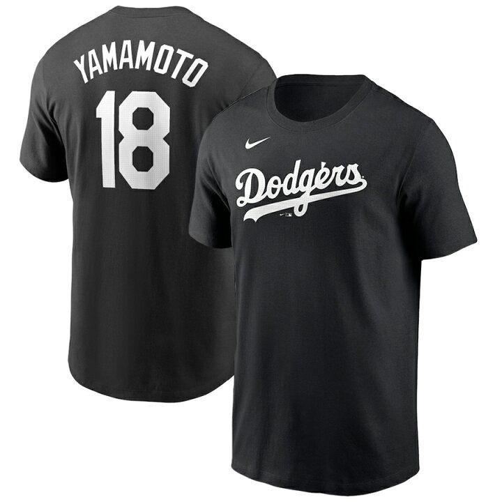 楽天市場】MLB 山本由伸 ドジャース Tシャツ ネーム＆ナンバー ナイキ 