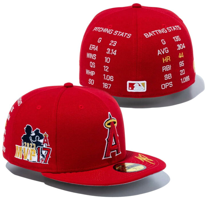 楽天市場】MLB 大谷翔平 エンゼルス キャップ 2023 MVP & HR王 59FIFTY 