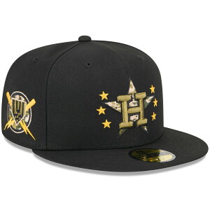 MLB �A�X�g���Y �L���b�v 2024 �A�[���h�t�H�[�X�f�[ On-Field 59FIFTY Fitted Hat �j���[�G��/New Era �u���b�N