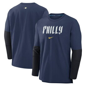MLB フィリーズ ジャケット オーセンティックコレクション AC シティーコネクト Pullover Jacket ナイキ/Nike ネイビー