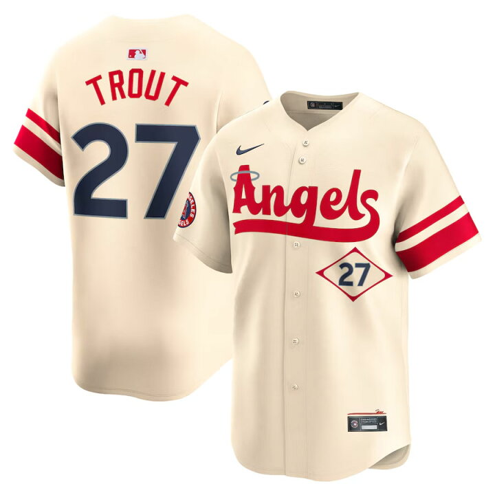 楽天市場】MLB マイク・トラウト エンゼルス ユニフォーム シティー 
