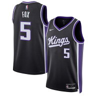 NBA ディアロン・フォックス サクラメント・キングス ユニフォーム スウィングマン ジャージ アイコンED …