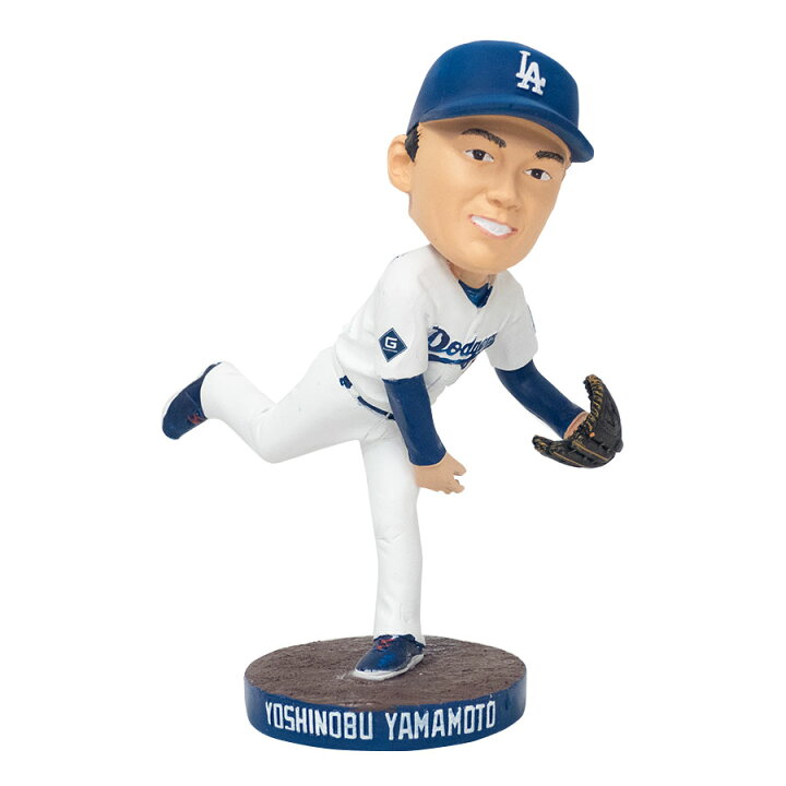 楽天市場】MLB 山本由伸 ドジャース フィギュア ボブルヘッド 【球場 