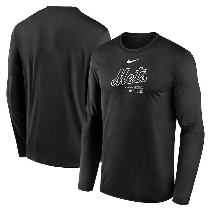 MLB ニューヨークメッツ オーセンティックコレクション 黒Tシャツ 