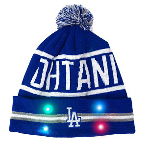 MLB ��J�ĕ� �h�W���[�X �j�b�g�L���b�v ���C�g�A�b�v LED Light Up Beanie FOCO ���C���� oh24gd