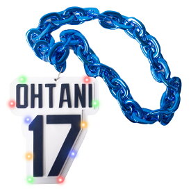 MLB 大谷翔平 ドジャース ビッグロゴチェーン Big Logo Light Up Chain FOCO oh24gd