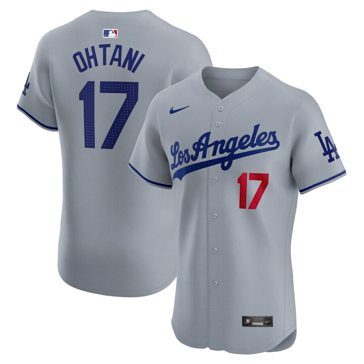 楽天市場】MLB 大谷翔平 ドジャース ユニフォーム エリート 