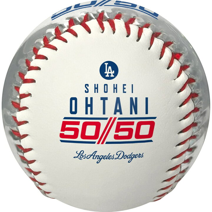 楽天市場】MLB 大谷翔平 ドジャース ボール 50/50達成記念 Club White  