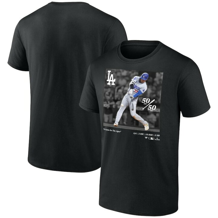 楽天市場】MLB 大谷翔平 ドジャース Tシャツ 50/50達成記念 A Game For 