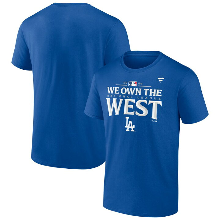 楽天市場】MLB ドジャース Tシャツ 2024 NL West ディビジョン優勝記念 