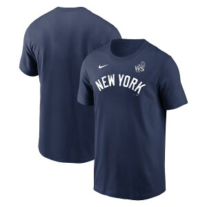 MLB �����L�[�X T�V���c 2024 ���[���h�V���[�Y�i�o�L�O Wordmark T-Shirt �i�C�L/Nike �l�C�r�[