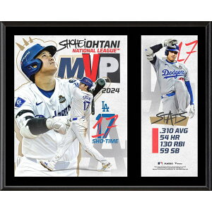 MLB ��J�ĕ� �h�W���[�X �t�H�g�t���[�� 12 x 15 2024 �i�E���[�OMVP��܋L�O Award Sublimated Plaque Fanatics Authentic