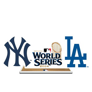 MLB �h�W���[�X �����L�[�X �t�H�g�X�^���h 2024 World Series Dueling Teams Dodgers/Yankees Standee UPI Marketing