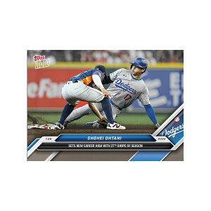MLB Jĕ hW[X g[fBOJ[h 2024 Topps Now #487 Sets New Career High With 27th Swipe Of Season Topps