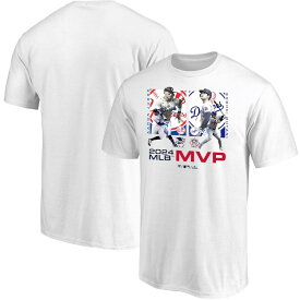 MLB 大谷翔平＆アーロン・ジャッジ ドジャース Tシャツ 2024シーズン MVP 獲得記念 コラボ Tシャツ Fanatics ホワイト