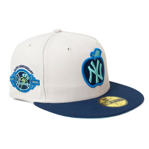 MLB �����L�[�X �L���b�v �yNY���t�z100���N�L�O Side Patch Fitted Cap (Big Apple) �j���[�G��/New Era �A�C�{���[ / �l�C�r�[