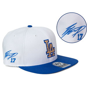 MLB ��J�ĕ� �h�W���[�X �L���b�v �y�C�O���t�zCorks Captain Snapback Hat (Blue Sign) 47Brand White/Royal/Cork