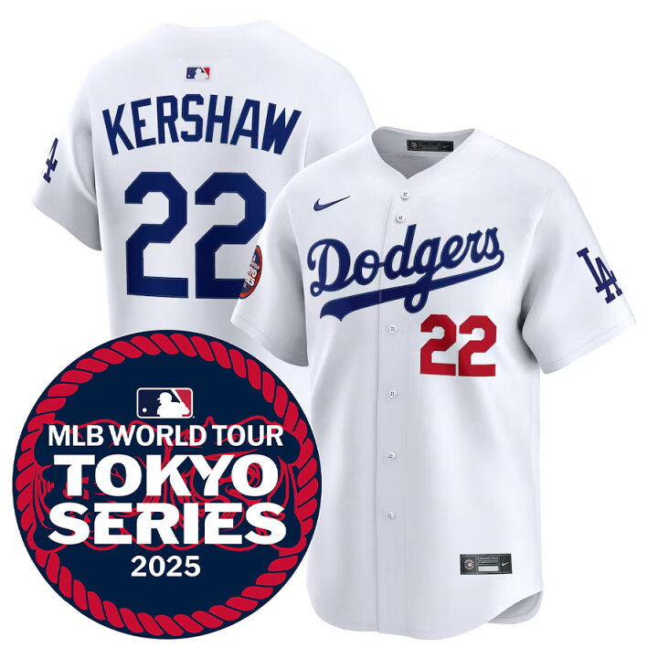 楽天市場】MLB クレイトン・カーショー ドジャース ユニフォーム 東京 