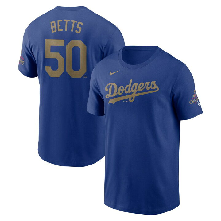 楽天市場】【海外モデル】MLB ムーキー・ベッツ ドジャース Tシャツ 