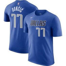 NBA ルカ・ドンチッチ マーベリックス Tシャツ 2022/23 ネーム＆ナンバー アイコンエディション T-Shirt ナイキ/Nike ブルー