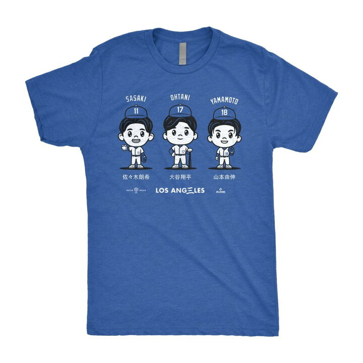楽天市場】MLB 大谷翔平 山本由伸 佐々木朗希 ドジャース Tシャツ 