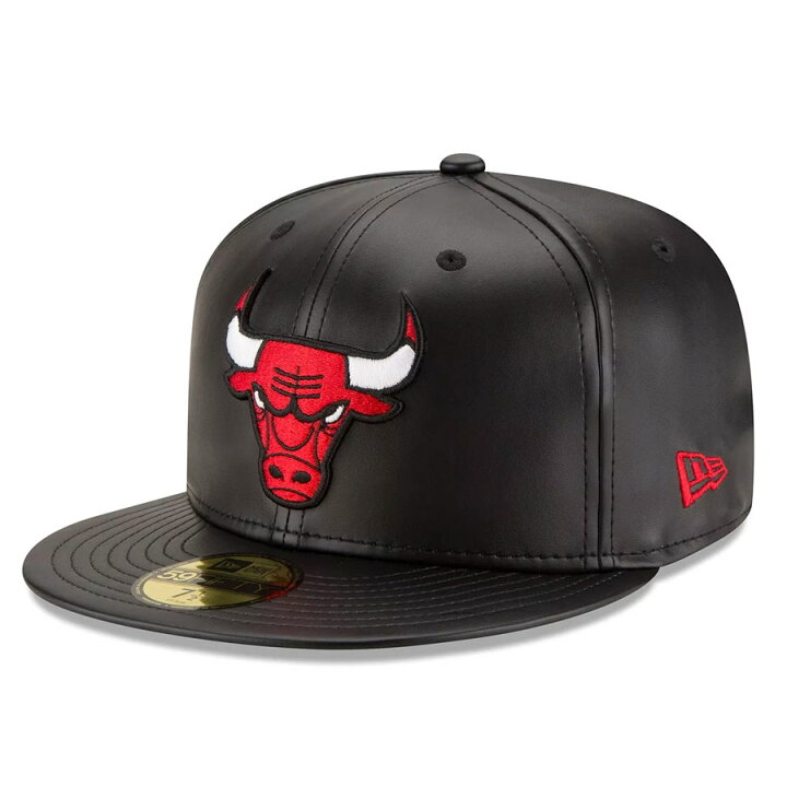 楽天市場】NBA シカゴ・ブルズ キャップ Faux Leather レザー 59FIFTY 