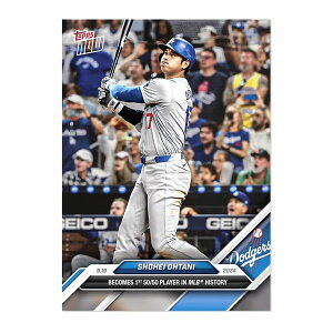 MLB ��J�ĕ� �h�W���[�X �g���[�f�B���O�J�[�h�{�b�N�X 2024 1st Player in MLB History 50/50 #722 Topps Now