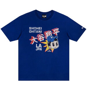 MLB ��J�ĕ� �h�W���[�X T�V���c �y���n���t�zOhtani LA x JPN Kanji Anime �I�[�o�[�T�C�Y�h T-Shirt �j���[�G��/New Era ���C����