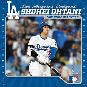 MLB ��J�ĕ� �h�W���[�X �J�����_�[ 2026�N �Ǌ|�� 12 x 12 Player Wall Calendar Turner