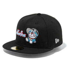 Animation �L���b�v �h�������� 59FIFTY Fitted Hat �j���[�G��/New Era Black/�}���`