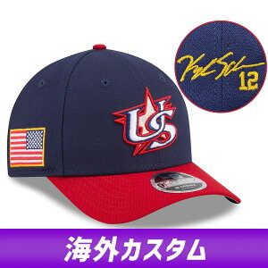 WBC �J�C���E�V�����[�o�[ USA �A�����J �L���b�v �y�C�O�J�X�^���z2026 ���[���h�x�[�X�{�[���N���V�b�N 9FORTY M-Crown �T�C���h�J �j���[�G��/New Era