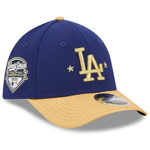 MLB �h�W���[�X �L���b�v �y�C�O���f���zWS2025�D�� �S�[���h�R���N�V���� M-Crown 39THIRTY Flex Hat �j���[�G��/New Era ���C����