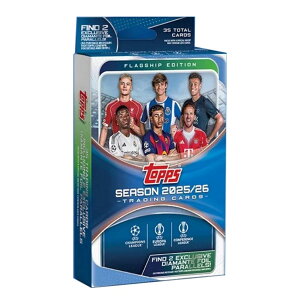 Soccer �g���[�f�B���O�J�[�h/�g���J �{�b�N�X �y�C�O���t�z�T�b�J�[ 2025-26 Topps Flagship UEFA Club Competitions Soccer - 1x Hanger Box Topps