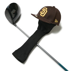 MLB �p�h���X �S���t�J�o�[ Golf Head Cover �h���C�o�[�p �j���[�G��/New Era �u���E��