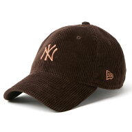 MLB ヤンキース キャップ 9TWENTY 8W コーデュロイ AdjustableHat ニューエラ/New Era Dark Brown