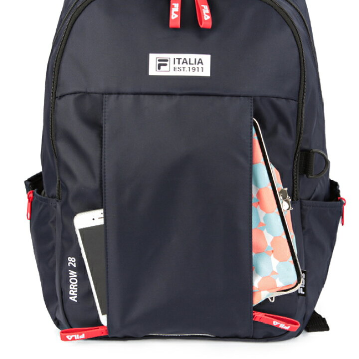 楽天市場 在庫限り 特典付き 22年 継続品 Fila フィラ リュック 28l 通学 男子 女子 高校生 中学生 大容量 韓国 メンズ レディース スポーツブランド 7707 カバンのセレクション