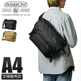 【5H限定豪華プレゼント｜6/7 19時～】特典付き｜アッソブ メッセンジャーバッグ AS2OV CORDURA DOBBY 305D 061419 コーデュラドビー A4 メンズ ブランド